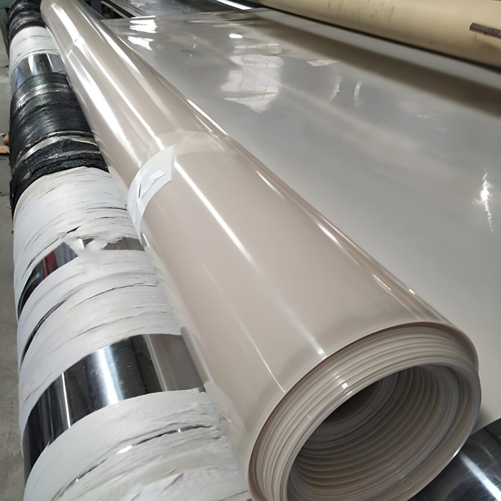 EVA geomembrane roll white color