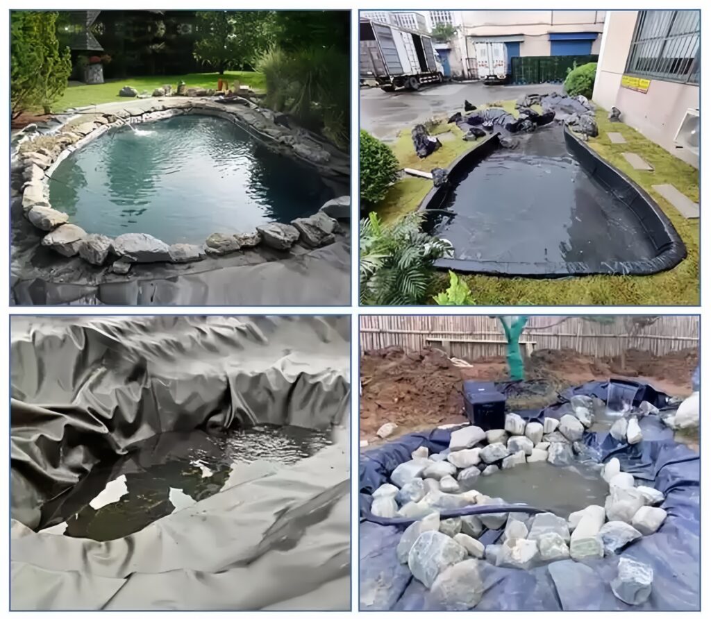 PVC geomembrane small pond