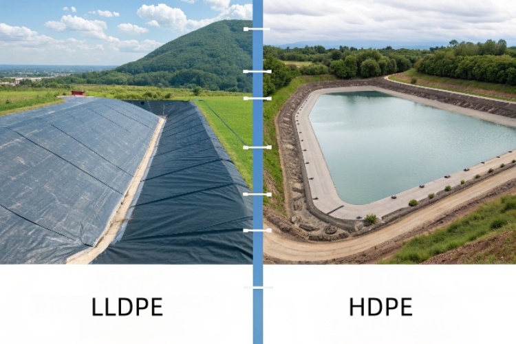 LLDPE vs HDPE Geomembrane: Which Pond Liner Is Better?