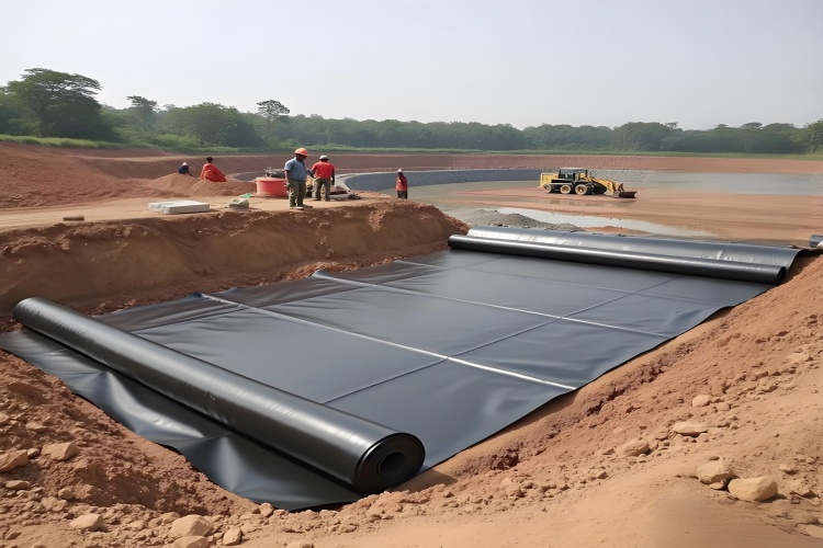 Diagram showing examples of good and bad HDPE geomembrane welds