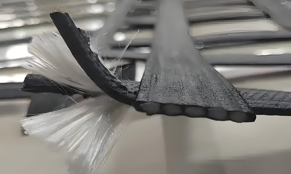 Géogrille en fibre plastique