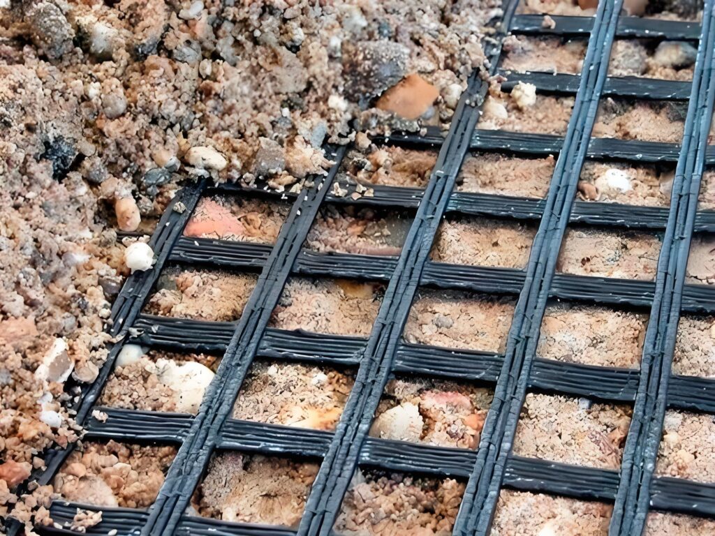 Knitted Polyester Geogrid