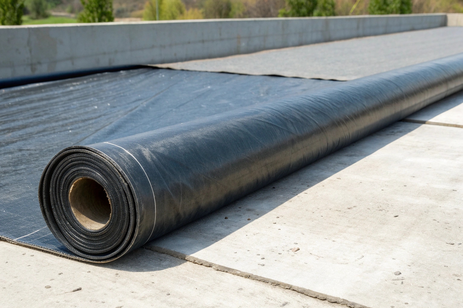 Reinforced vs unreinforced geomembrane thickness comparison