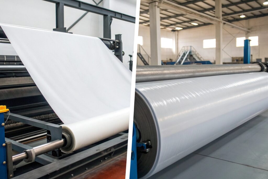 Blown Film vs. Flat Die Extrusion for Geomembranes