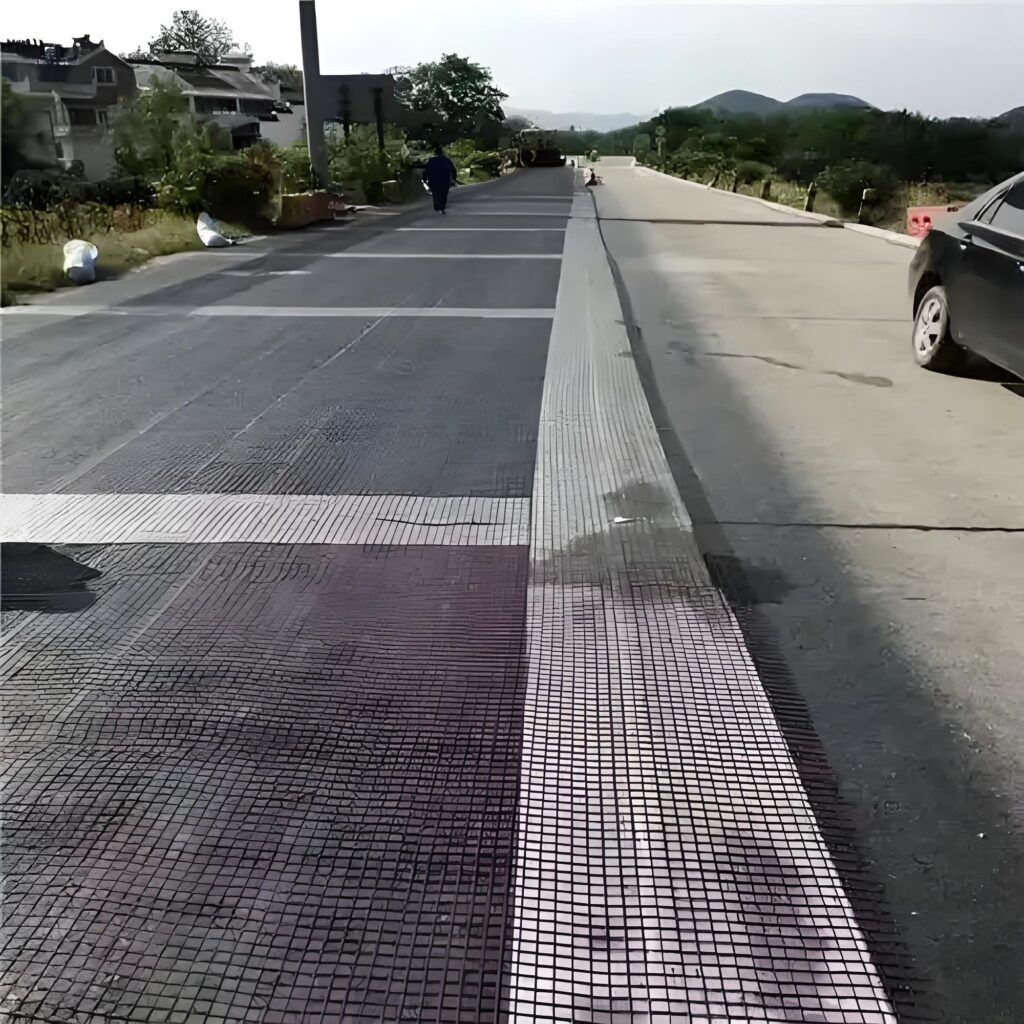 fiberglass geogrid installation