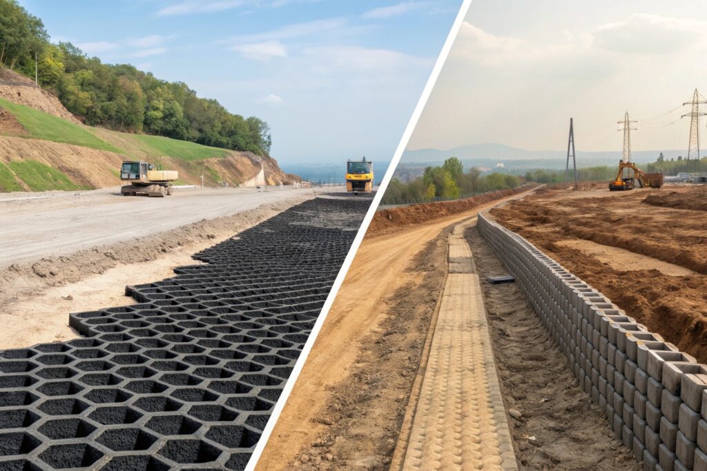 Geocell vs Geogrid: Which Is Better for Soil Stabilization?