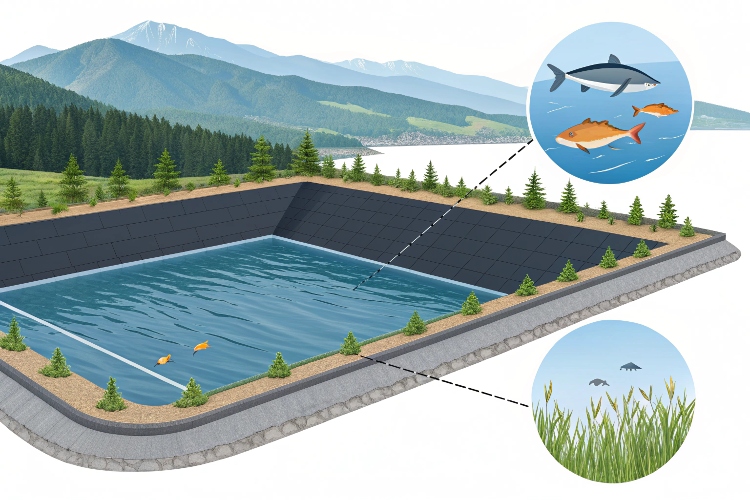 How to Choose and Install Geomembrane Liners for Fish Farming Ponds?
