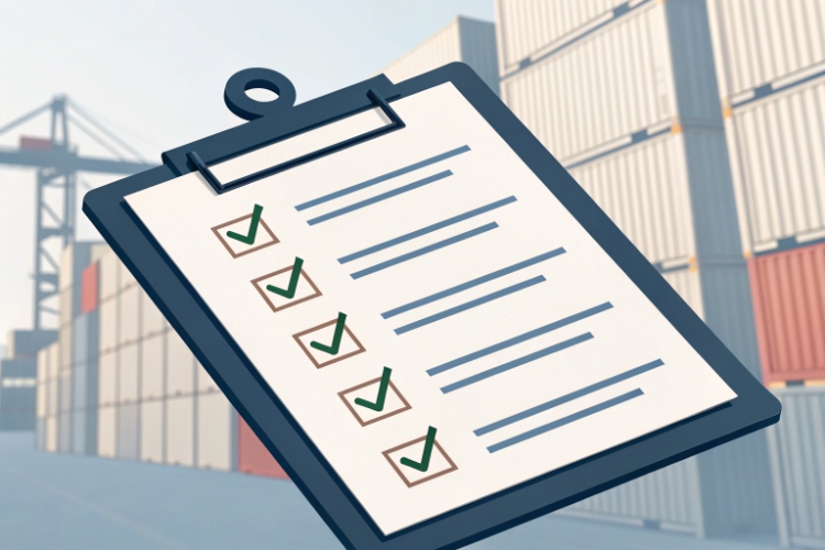 A collection of international shipping and customs documents like a Bill of Lading and Certificate of Origin