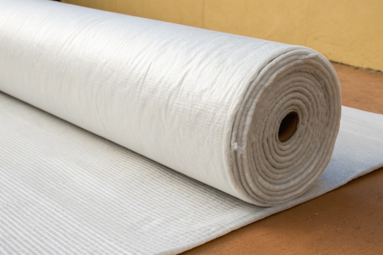 A diagram showing the five key functions of geotextile: separation, filtration, drainage, reinforcement, and protection