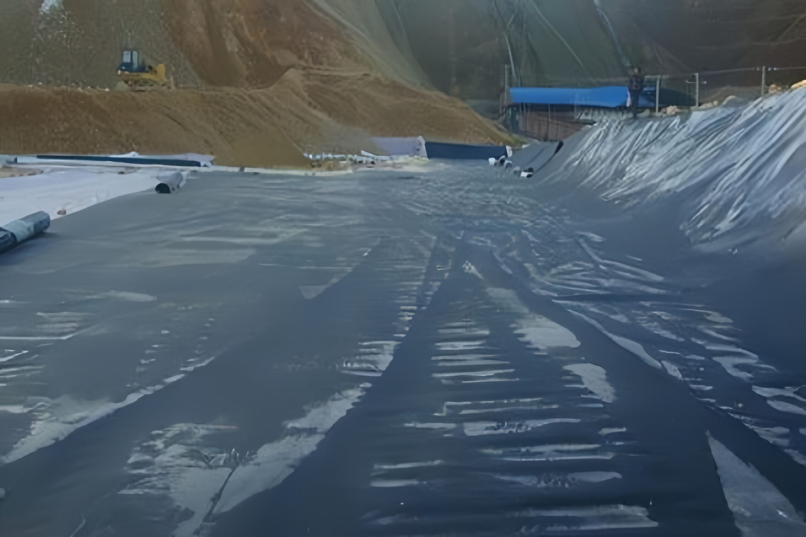 A side-by-side comparison of a soil embankment and a vertical concrete retaining wall, illustrating different site conditions
