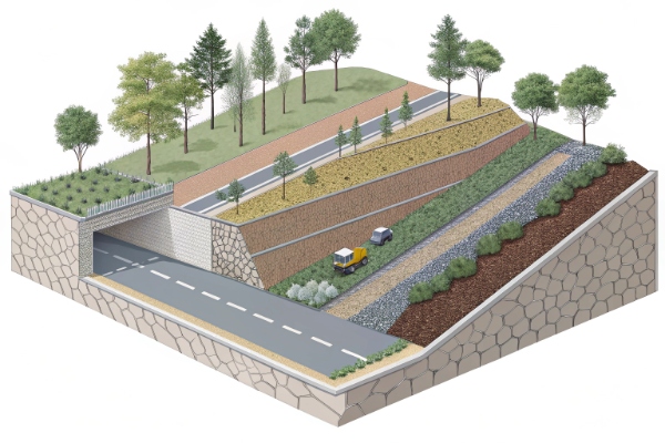 A flowchart or checklist graphic illustrating the decision-making process for selecting geocell height