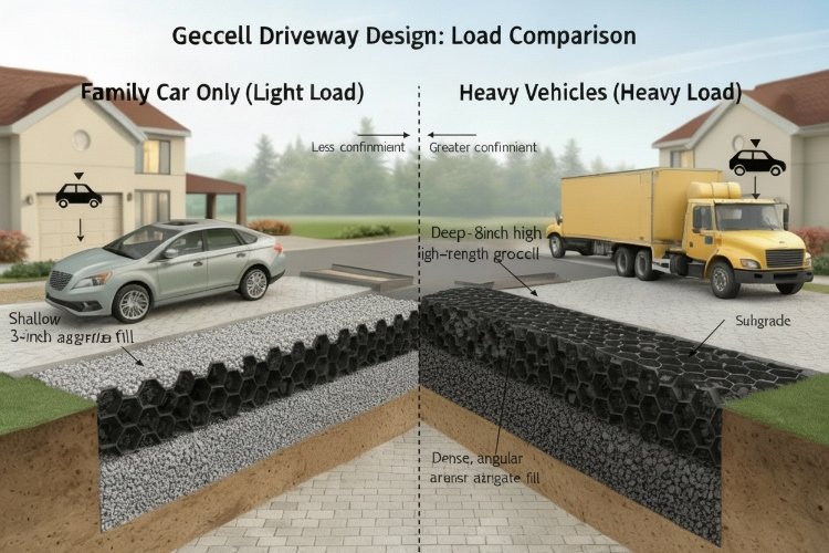 Comment sélectionner la bonne géocellule pour le renforcement d’une allée ?