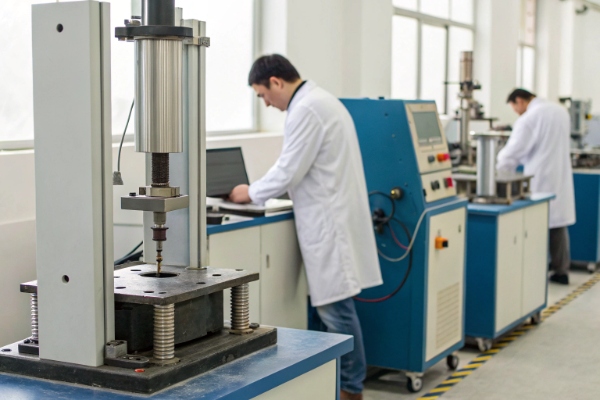 Sample of a third-party geocell testing report with certifications