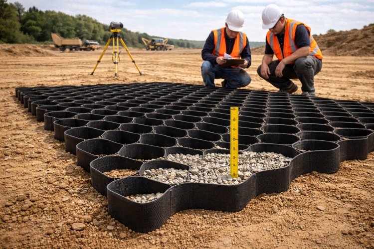 Geocell subgrade preparation and inspection