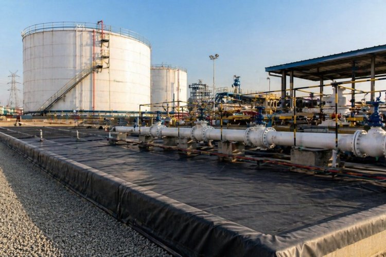 HDPE liner showing excellent chemical resistance against hydrocarbons