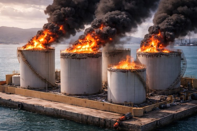 Fire and explosion risks associated with uncontained petroleum leaks