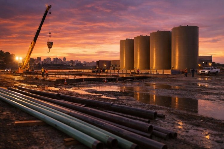 Oil spill containment solutions in a petrochemical tank farm